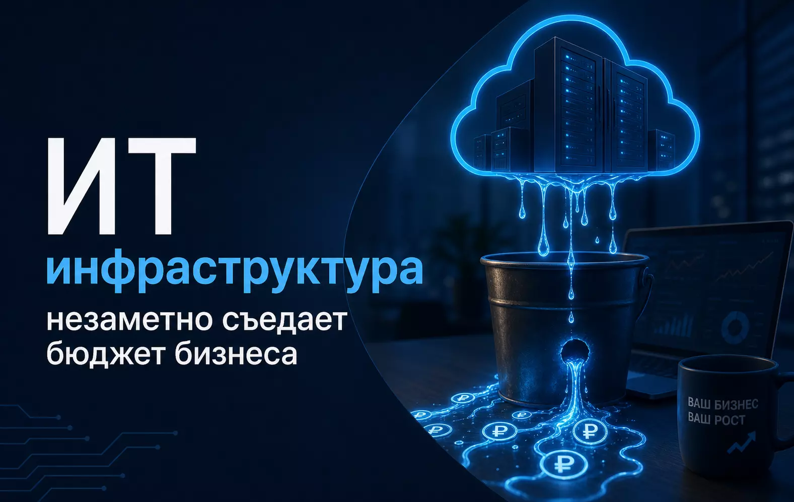 Как ИТ-инфраструктура незаметно съедает бюджет бизнеса